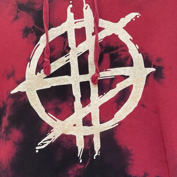 Synyster Gates Blood Moon Tie-dye Hoodie Size M with Logo Unisex Pullover. Rare - Picture 5 of 9